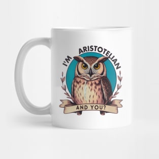 I'm owl Aristotelian art for stoic lovers Mug